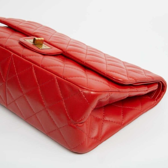 Chane Calfskin Quilted 2.55 Reissue 226 Flap Red. - Picture 10 of 12
